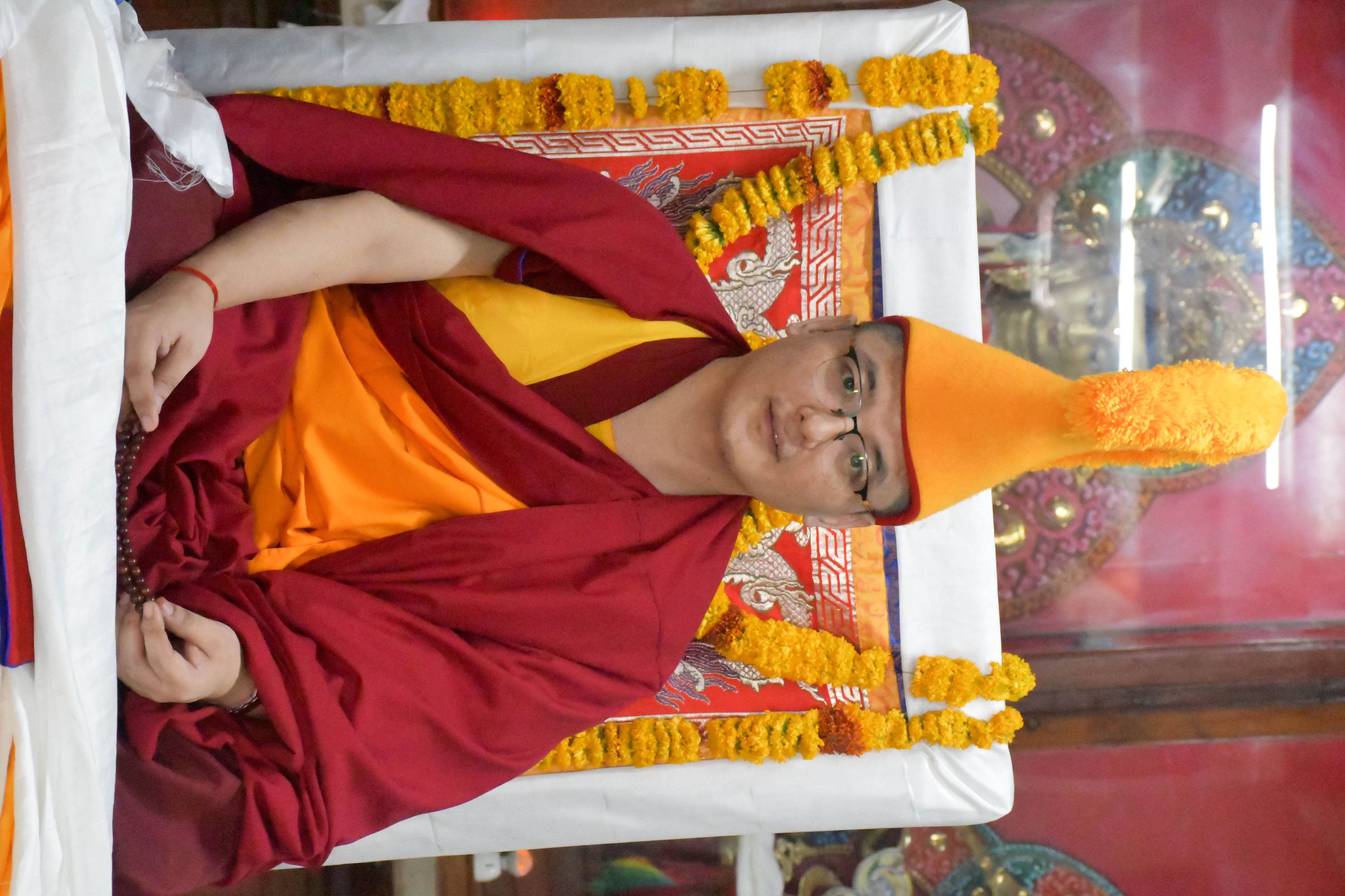 Jadal Rinpoche in ceremonial robes